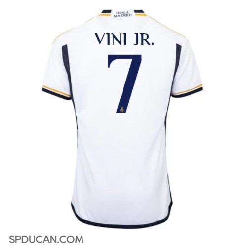 Muški Nogometni Dres Real Madrid Vinicius Junior #7 Domaci 2023-24 Kratak Rukav